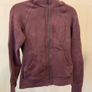Maroon Size 4 LuluLemon Scuba Sweater